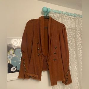 Rusty brown jacket. Size small. Worn once